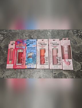 Assorted Blush Bundle- Liquid Blush, Blush Balm, Blush Stick & More BNIB